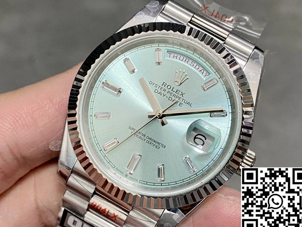 QF Factory M228236-0006 Dial Date v5 Tungsten Rolex Blue Day Steel 0517